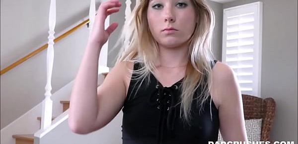  Horny Young Blonde Teen Stepdaughter Seduces Her Stepdad While Mom Is Away POV